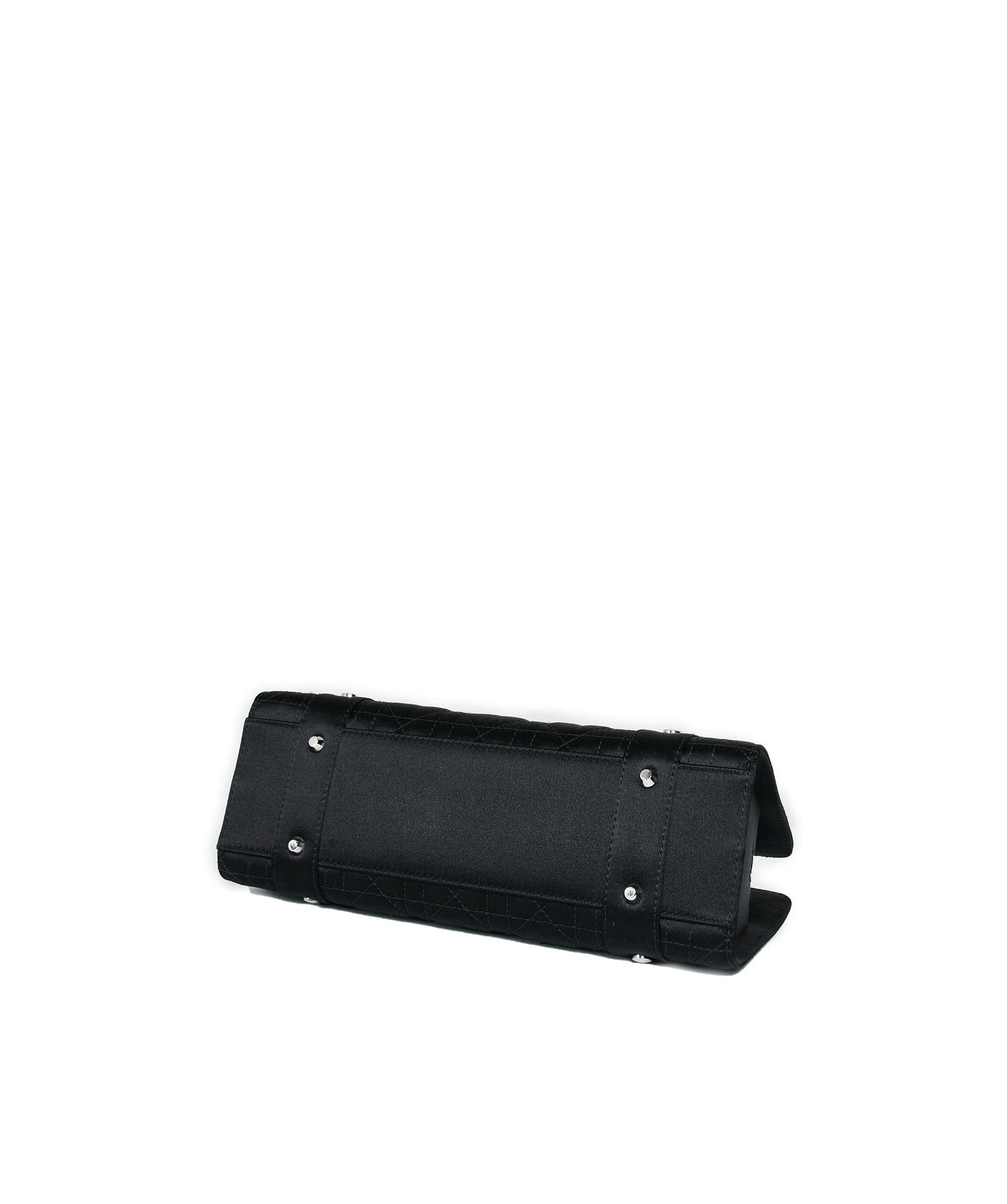 Christian Dior Black Cannage Top Handle Bag GHW  AGL1036