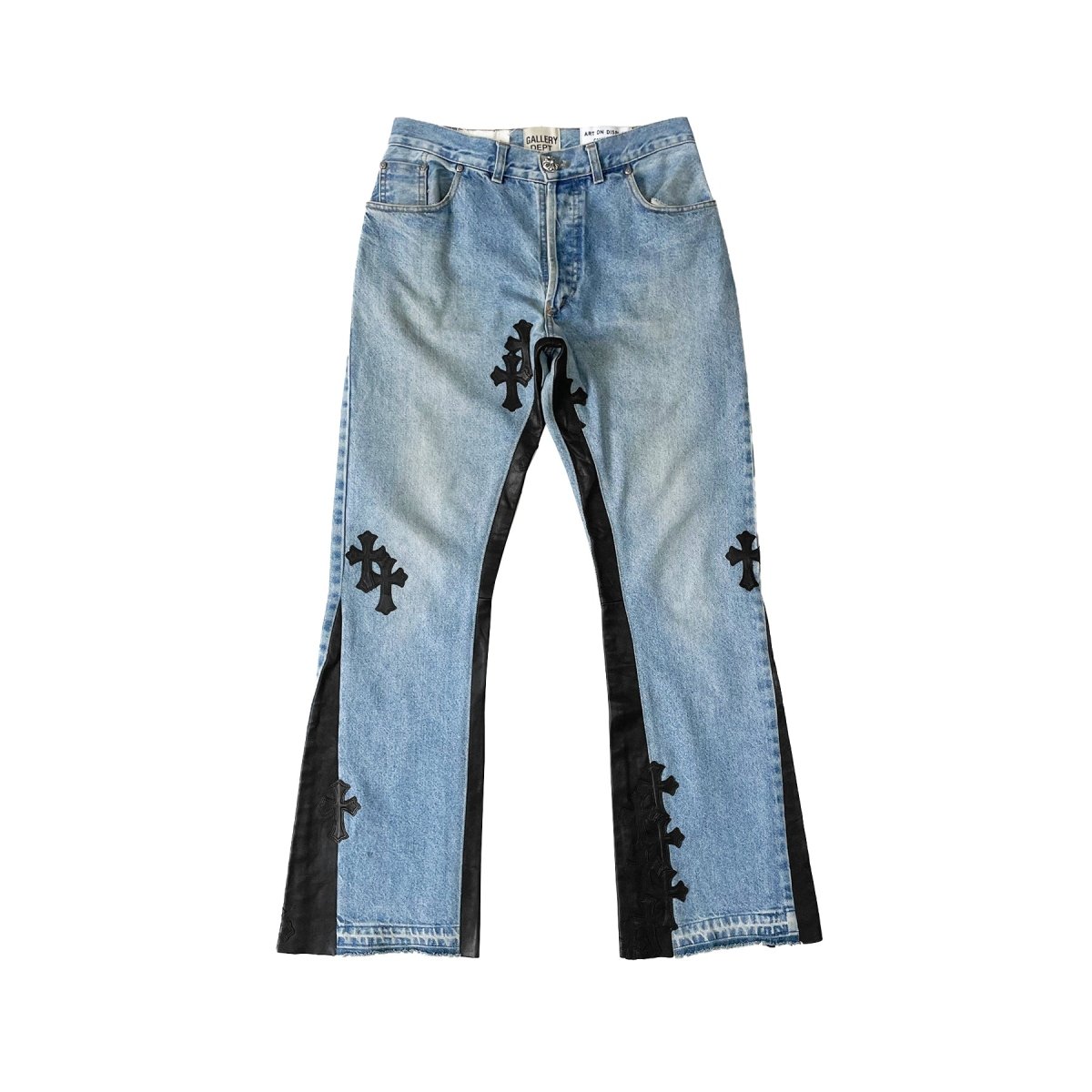 Chrome Hearts Gallery Dept Cross Patch Flare Denim Jeans