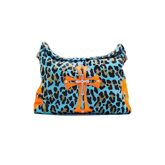 Chrome Hearts Leopard Pony Hair Lyon Bag