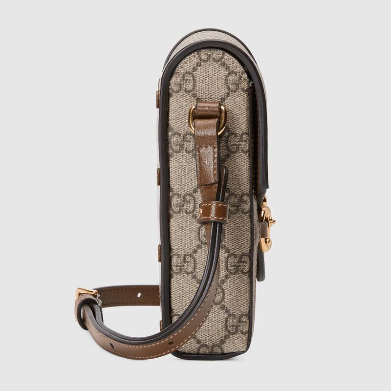 Gucci Horsebit 1955 Mini Bag Brown Leather
