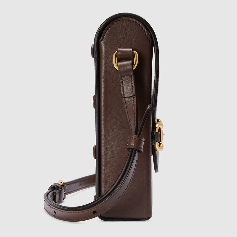 Gucci Horsebit 1955 Mini Bag Brown Leather
