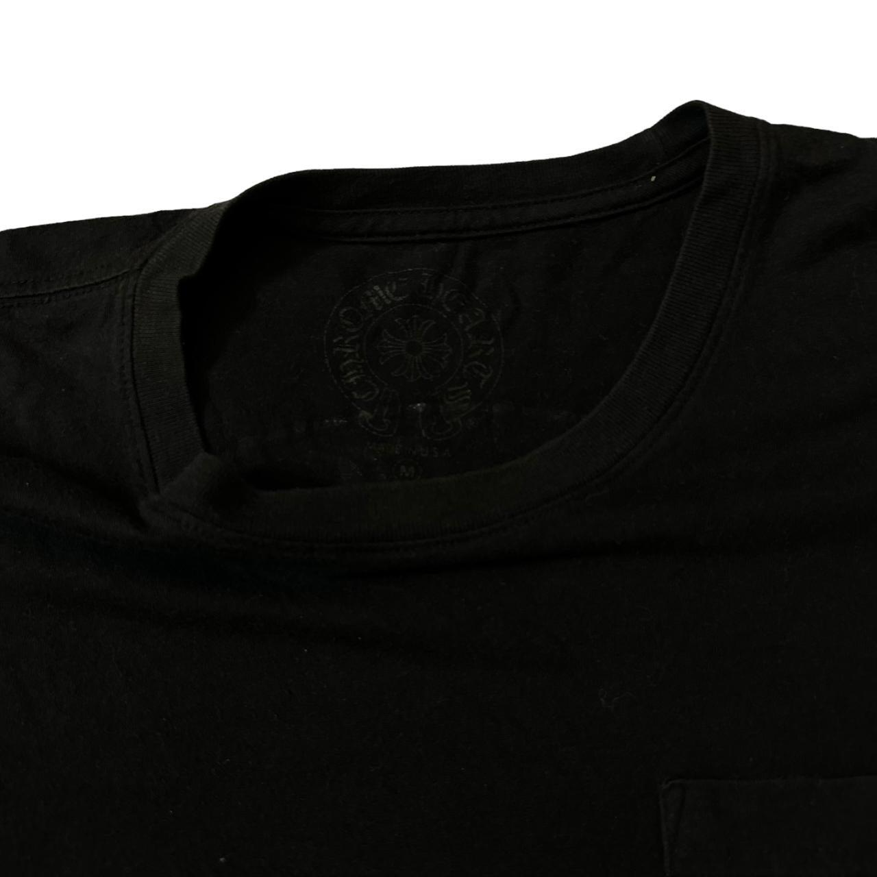 CHROME HEARTS Pocket tee Horseshoe Front & Back White T-shirt
