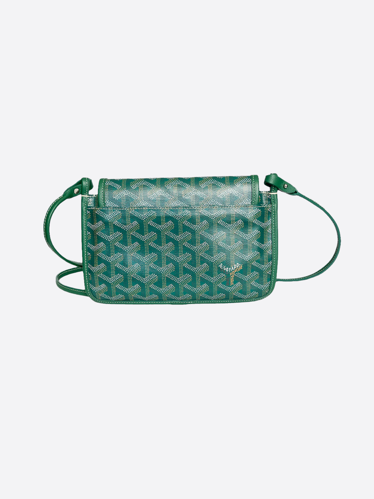 Goyard Green Plumet Clutch Cross Body Bag