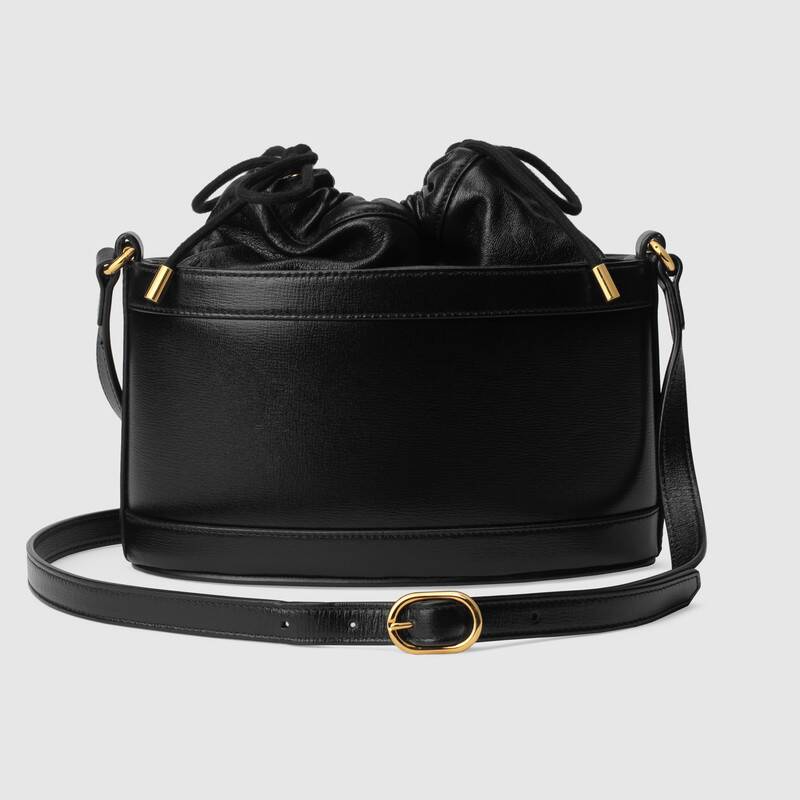 Gucci Horsebit 1955 Bucket Bag Black Leather
