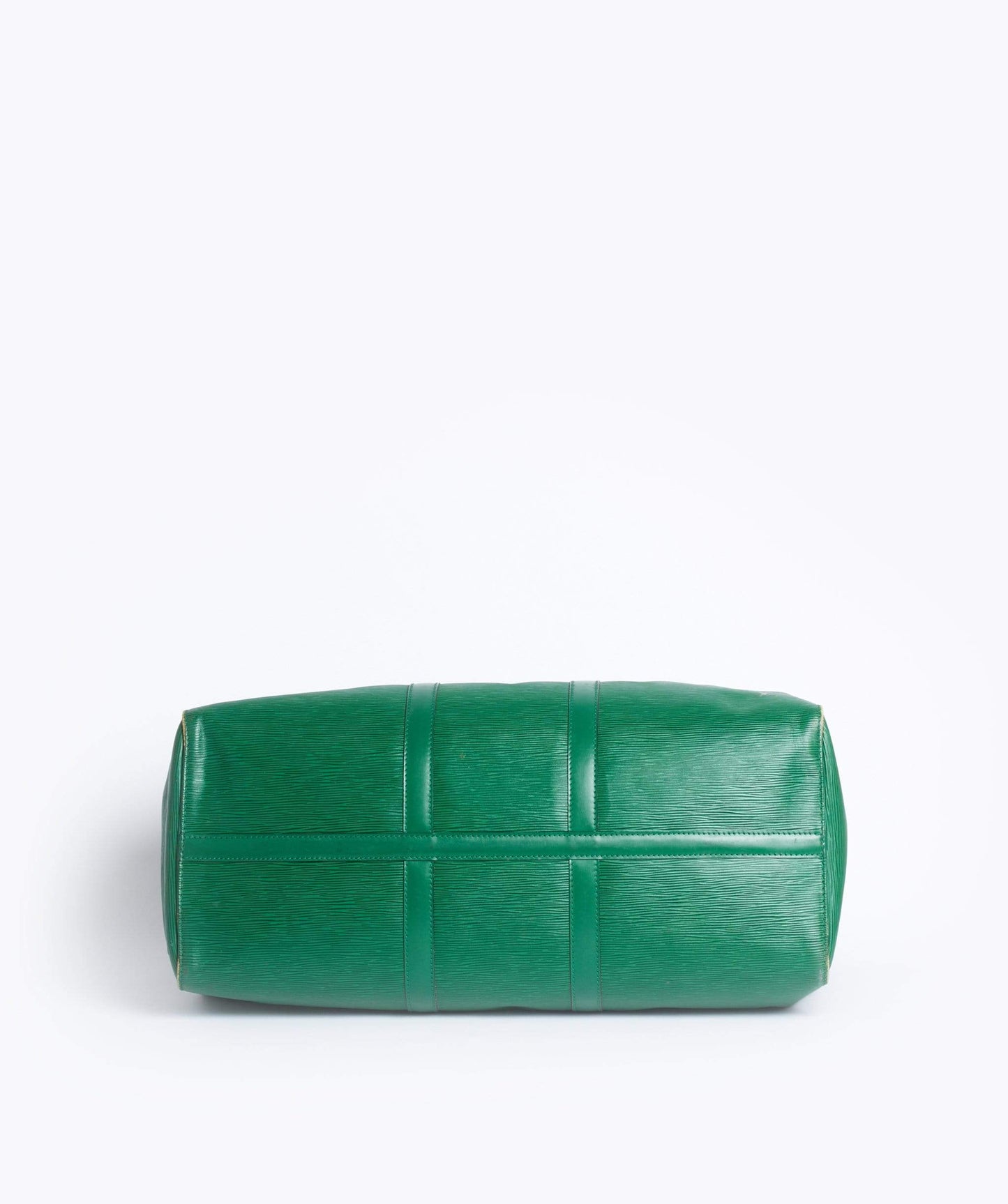 LOUIS VUITTON Epi Keepall 50 Boston Bag Green VI0934