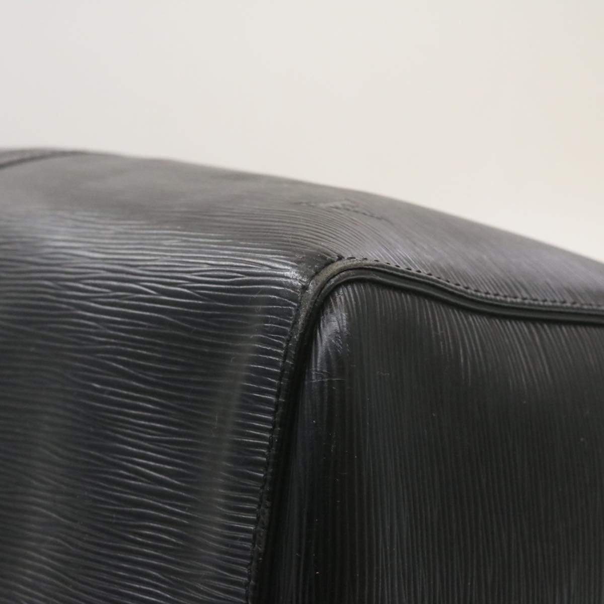 Louis Vuitton Epi Keepall 55 Boston Bag Black