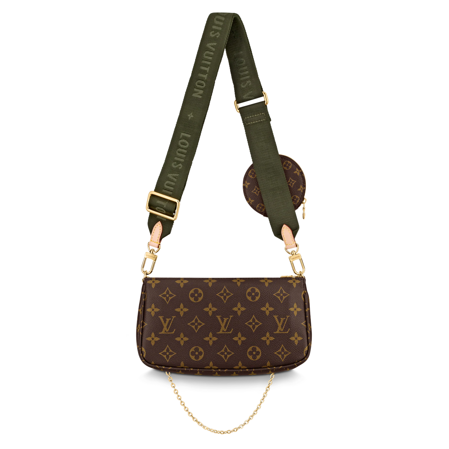 Louis Vuitton Multi Pochette Khaki Crossbody Bag
