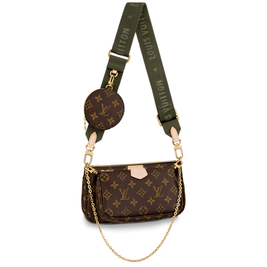Louis Vuitton Multi Pochette Khaki Crossbody Bag