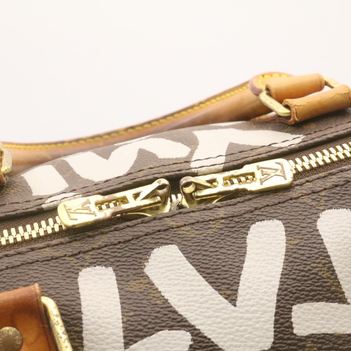 LOUIS VUITTON Monogram Graffiti Keepall 50 Boston Bag - AWL1430